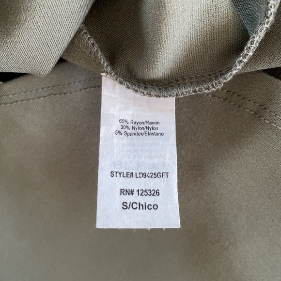 New sage Green off the shoulder dress - Picture 4 of 4